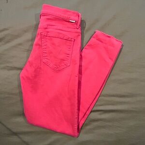 Mother Denim Red skinny jeans